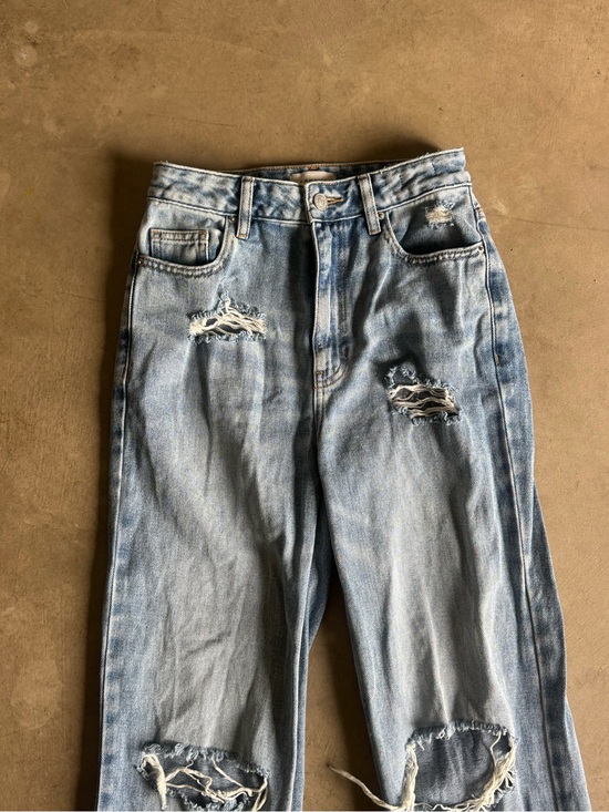 Pacific Sunwear Denim - Pacific Sunwear 90’s Boyfriend Light Blue Denim Distressed Jeans  25